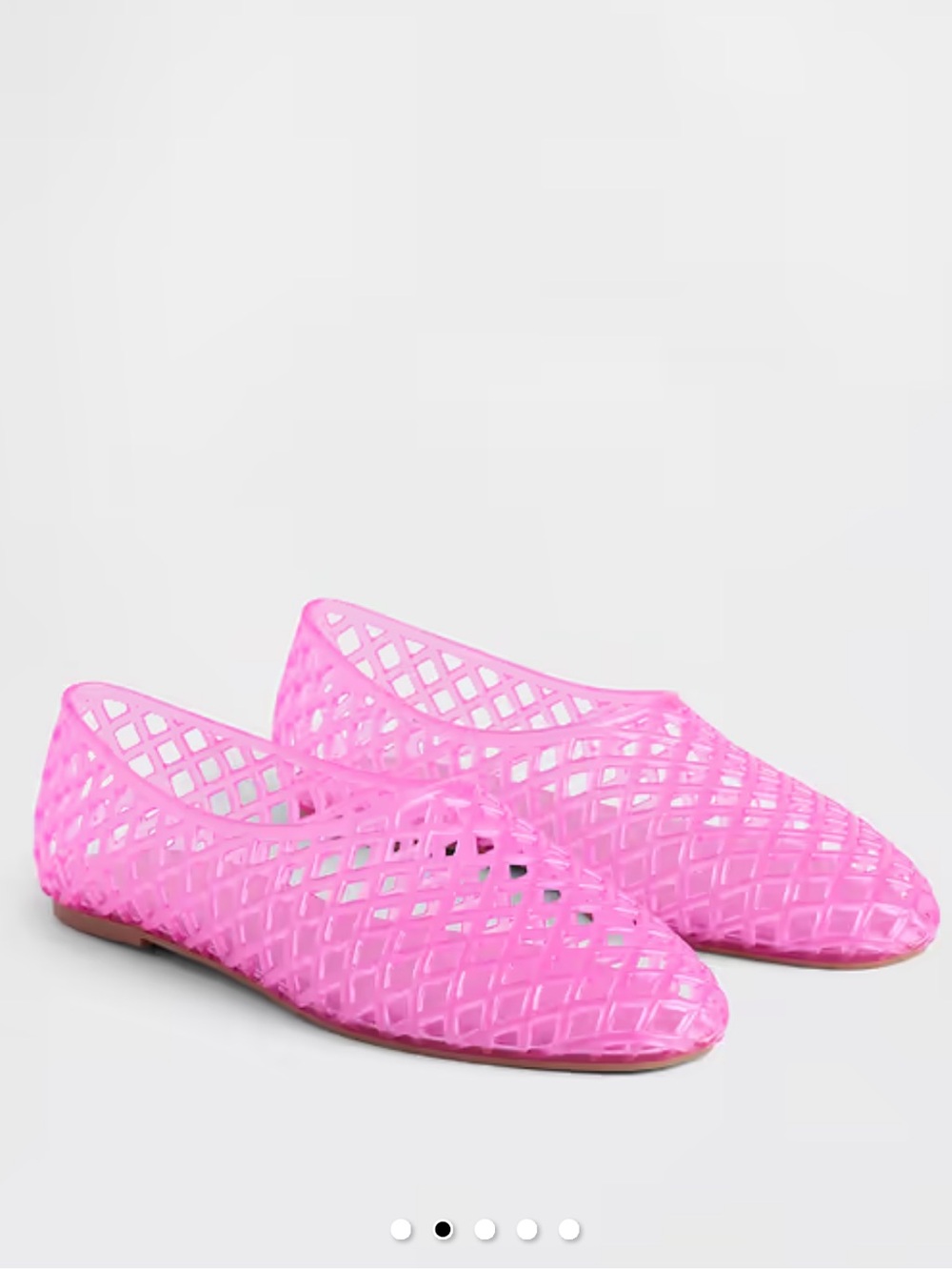 NWT GAP jelly ballet flats sz 8